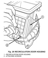 Recirculation door