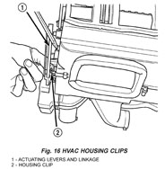 HVAC housing