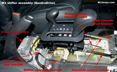 WJ shift assembly