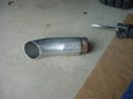 Chrome exhaust tip