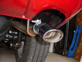 Chrome exhaust tip