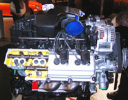 Hemi engine cut-away