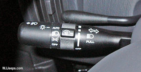 Grand Cherokee headlamp switch