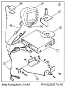 Mopar Navigation kit parts
