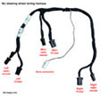 Steering wheel wire harness