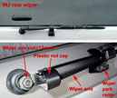 Wiper arm nut and cap